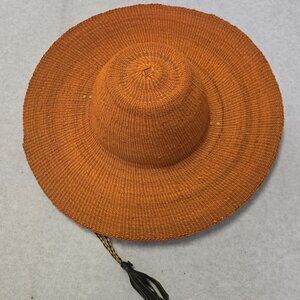 Elegant Orange Sun Hat